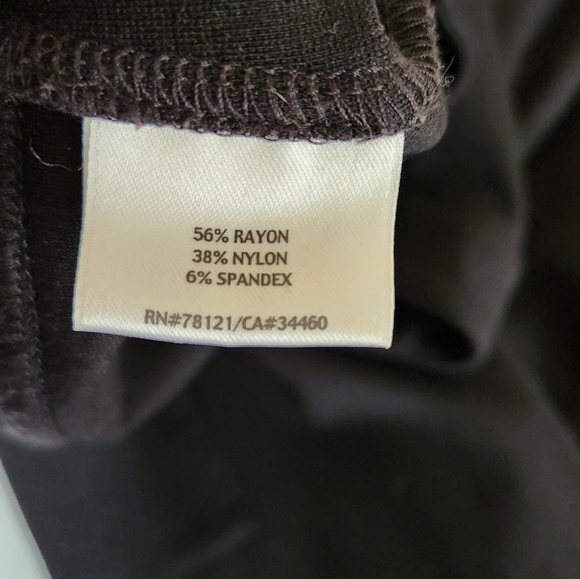 Eileen Fisher Black Equestrian Riding Pants Ankle Zipper Skinny Minimalist small - Picture 12 of 13